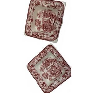 Vintage Royal Staffordshire Tonquin Ashtray by Clariss Cliff Bone China England